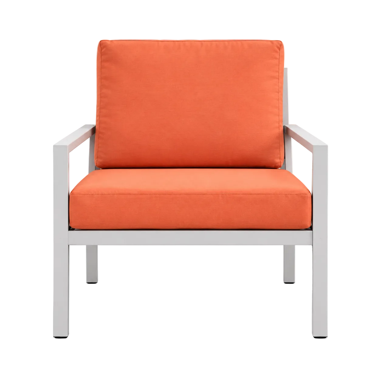 Orvyn 4-Piece Outdoor Sofa Set – 3-Seater Sofa, 2 Armchairs & Glass Coffee Table