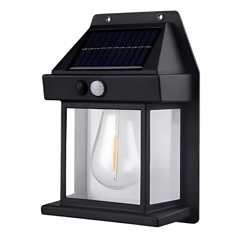 Solar Outdoor LED Security Light – Motion Sensor & Warm White Illumination