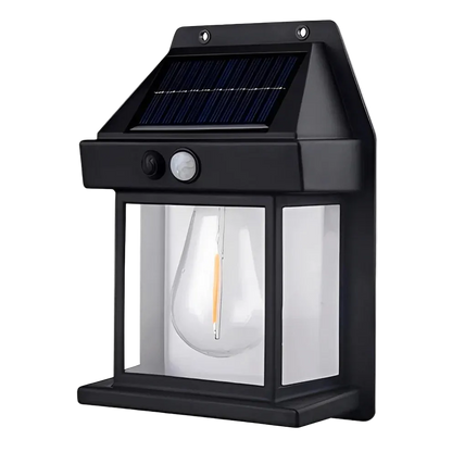 Solar Outdoor LED Security Light – Motion Sensor & Warm White Illumination
